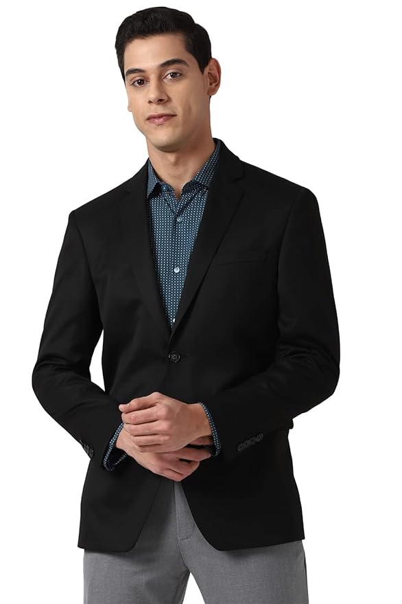 Firm Stylish Black Advocate Blazer for Men