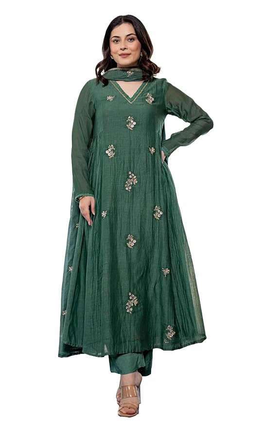 Women Anarkali Kurta and Pant
