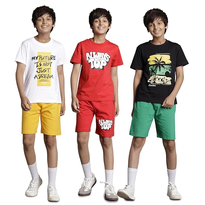 Fit Tshirt and Shorts Set